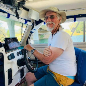Media 'Zooming along in Lake Shasta in our newly refurbished Sierra' in album 'The big red rig,
1 ton diesel, perfect for the R25 Tug but overkill for a CD 25 but decent towing mileage (between 12 and 16 depending on the terrain) and will crest any pass at the speed limit (900 ft lbs of torque)and only need the exaust brake all the way down.(heavier duty trucks may have the same engine power as lighter dutys but have WAY more powerful brakes, and on this truck I have seen up to 90hp of exaust brake hold back and will hold us to under 60mph on the steepest downgrades with the CD25) also only the 1 ton comes with the Aisin trans that won't overheat when towing.'