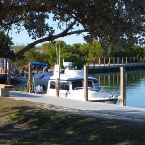 Spent the night here, they have water,shore power,long walk to the showers over in the RV park. Nice launch ramp also, can anchor out just outside the lagoon