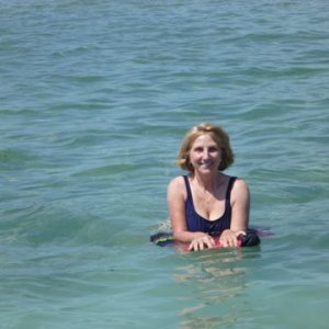 air temp 80 plus water temp 72 degrees not bad for March 23rd 2011. My wife Ginny