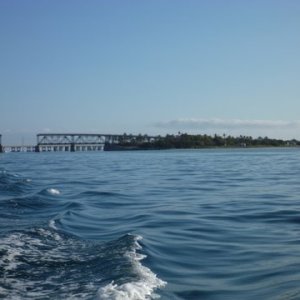 Heading out of Bahia Honda to the Hawk Channel and up to Boot Key Harbor