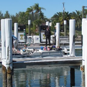 Palm Islands fuel dock, in Cape Haze