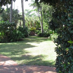 Small park in Boca Grande on Gasperilla Island