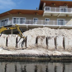 Making some changes along the Marvin D.Adams waterway that connects the bay side intercoastal to Hawk channel and the Atlantic.saves locals a twenty mile ride to the next cross over. Google it it is interesting reading