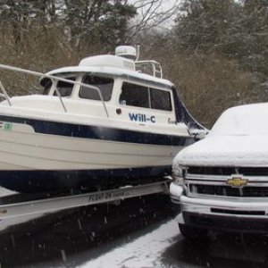 Media 'This whats wrong with returning home to Pa. from Florida in March' in album 'Low mileage cream puff in Marathon. Check out the conch style decor on the bow of this unit.'