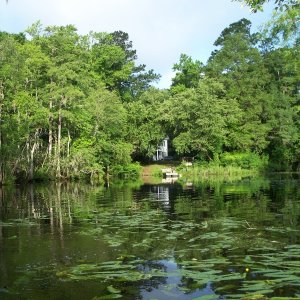 Keith family plantation landing, 36 mi up Black River from Wilmington, NC. Old Keith home used in several movies; "The Conjuring" being released July 2013.