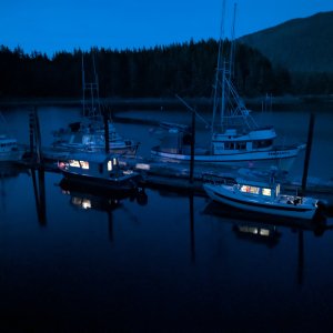 Funter Bay floatplane dock