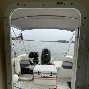 INTERIOR - V-Berth cushions + aft corner cushions