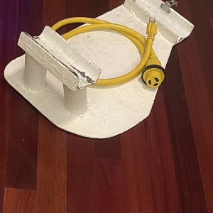 CD-25 SALVAGE SALE - EXTERIOR: Custom generator mount for C-D 25