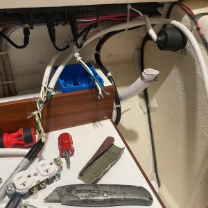 Used the good Marine wire - pre tinned and less corrosive