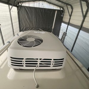 Slack loops in wire allows cover removal without disconnecting from unit