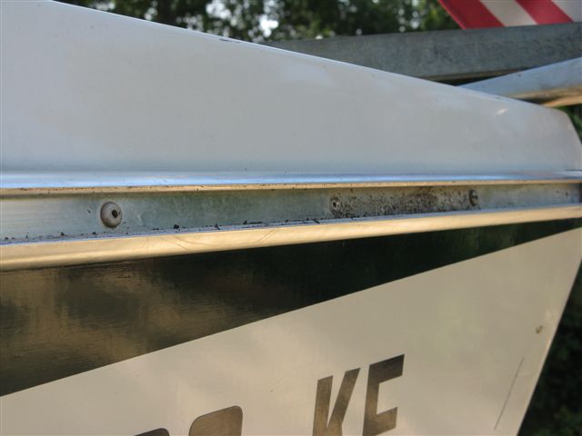 008 8
The rivets toward the bow seemed to hold up better because water in the rail tended to move aft