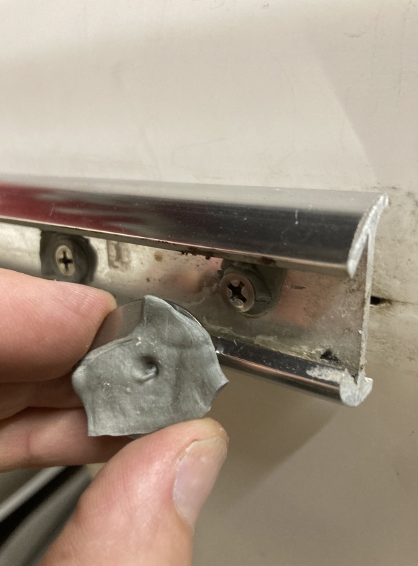 05 I just used butyl tape on the screw and the washer