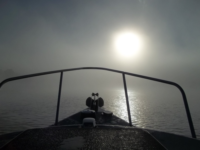 07/09/2011...i had to take it a little slower this morning,to think i just used a compass(poorly i might add )before we had GPS to navigate the river in the fog.