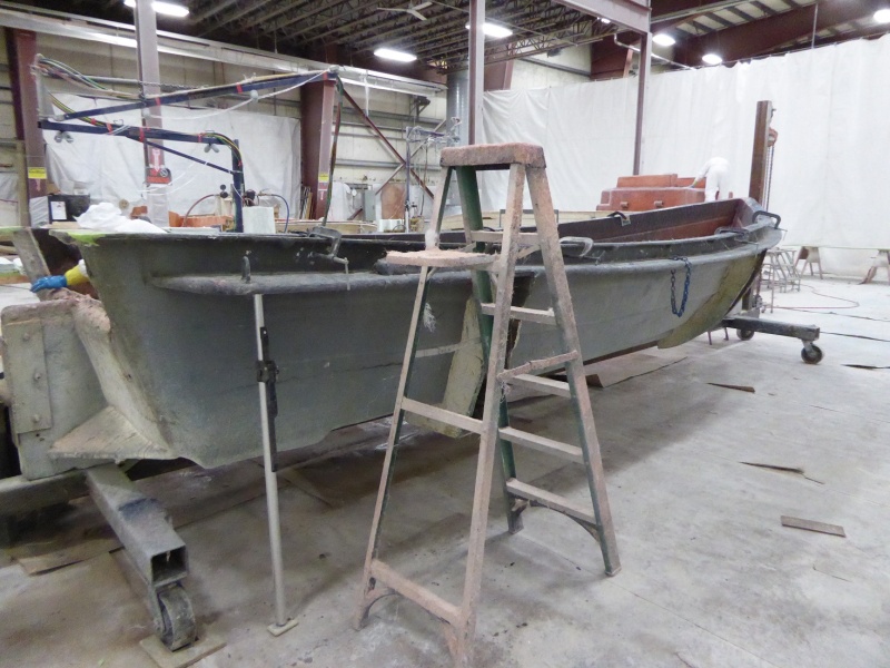 08 - Factory Tour 7-5-2016 - Mold for C-Dory 22 hull