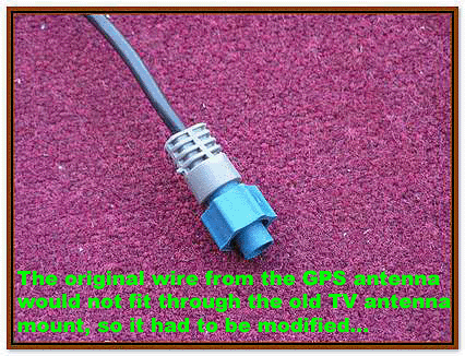 09 - End of Cable from GPS Antenna - Original