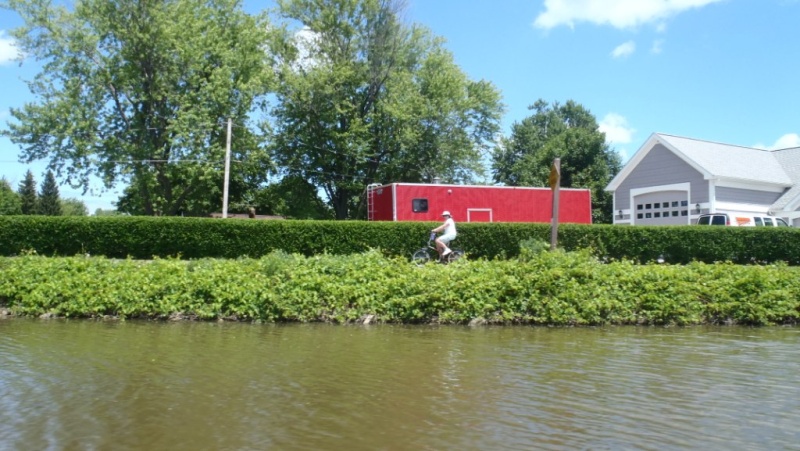 1.) First mate riding bike along the Western Erie Canal