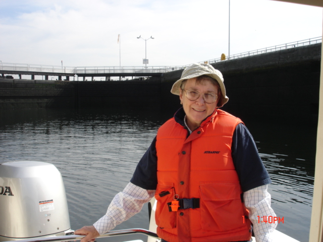 1 Oct Seattle trip 
Ruth inside the locks