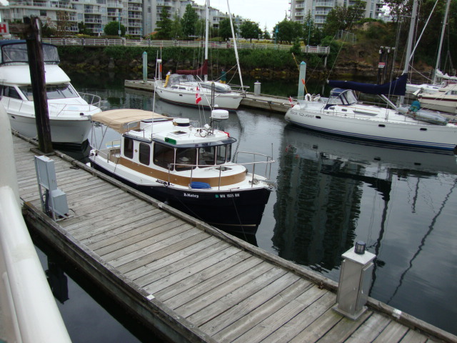 10 June, R-Matey at the dock in Naniamo