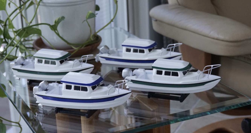 12 Inch C-Dory 22 Ship Model