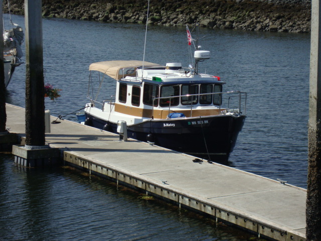 12 June, R-Matey arrives at Point Roberts, WA to clear customs