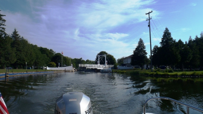 12.) Swing bring after lock 46