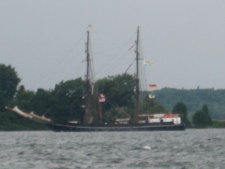 12.) tall ship coming up the St. Lawrence