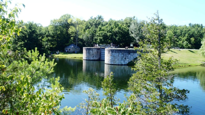 16.) Lock 39 at Jones Falls with working blacksmith shop in background
