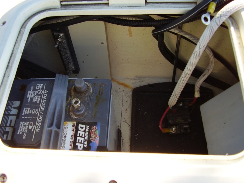 #17 this position interfered with the removal of fore battery...final position will be two inches to the right