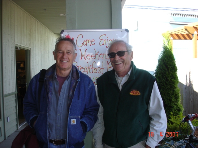18 June in LaConner
   Joe & Bill