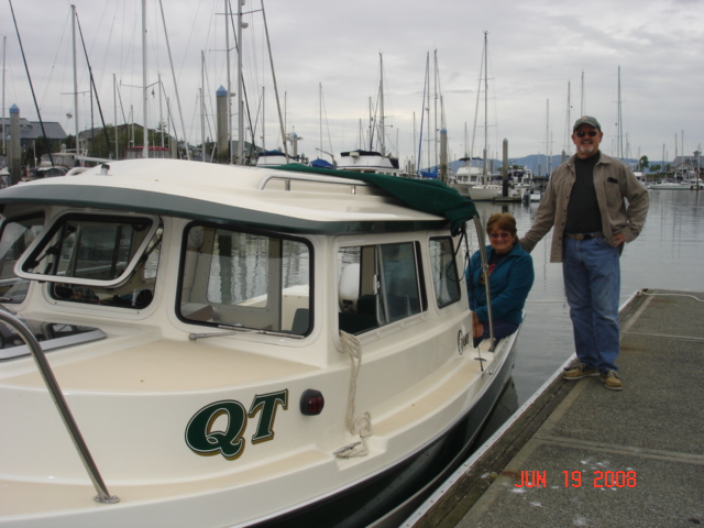 19 June 2008 B'Ham 
Jan & Bill from Florida,
 owners of QT