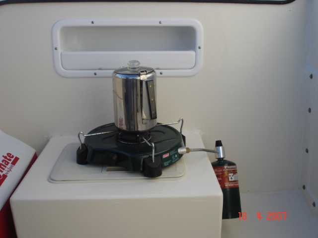 19 June Blind Bay
Our cook stove
