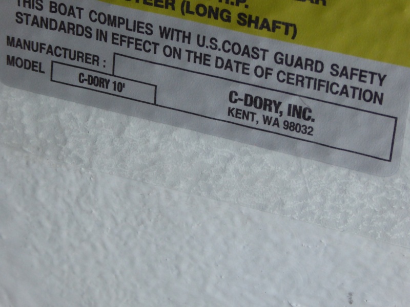 1995 C-Dory 10 foot Row Boat