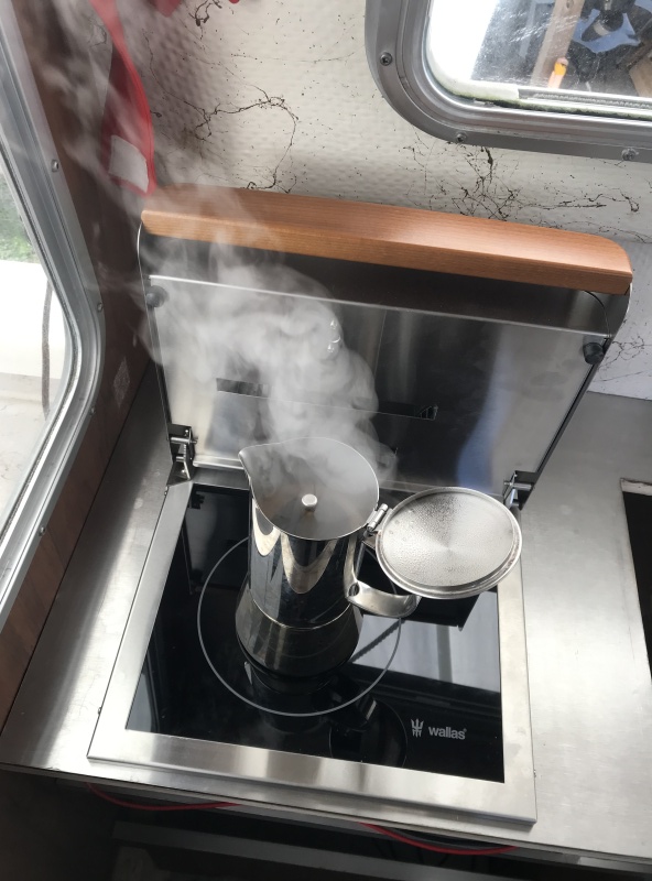 1st espresso with the Wallace