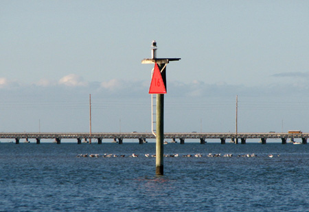 2 nav aids - one man-made, the other from Nature