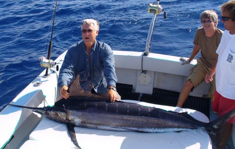 200 lb Striped Marlin 2008 at Rachels Wedding