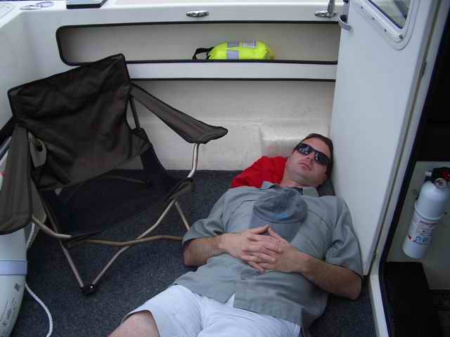 20050612i Rose Festival Portland OR afternoon nap