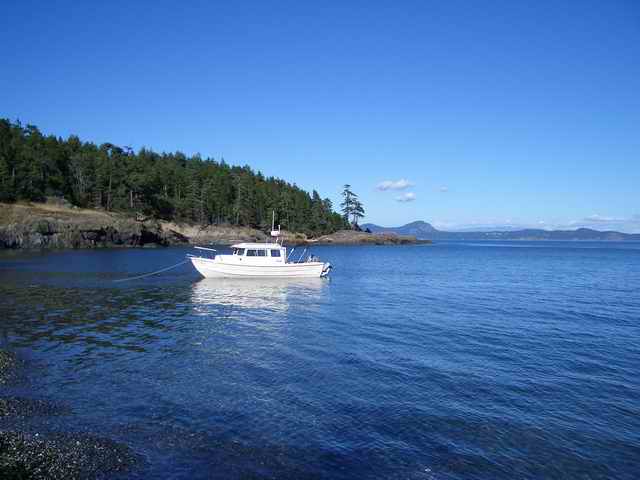 20050717q Cove on Lopez Island