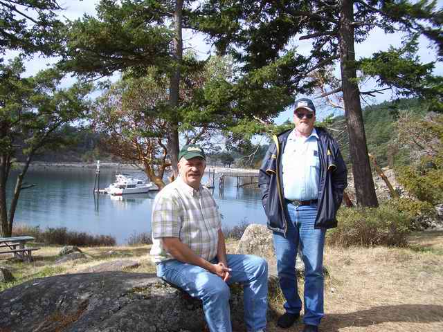 20050917c Bob & Paul on Sucia Island