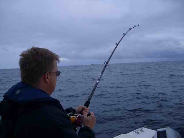 20060610 - 08 Newport Halibut Trip - Sharing Halibut fishing with friends