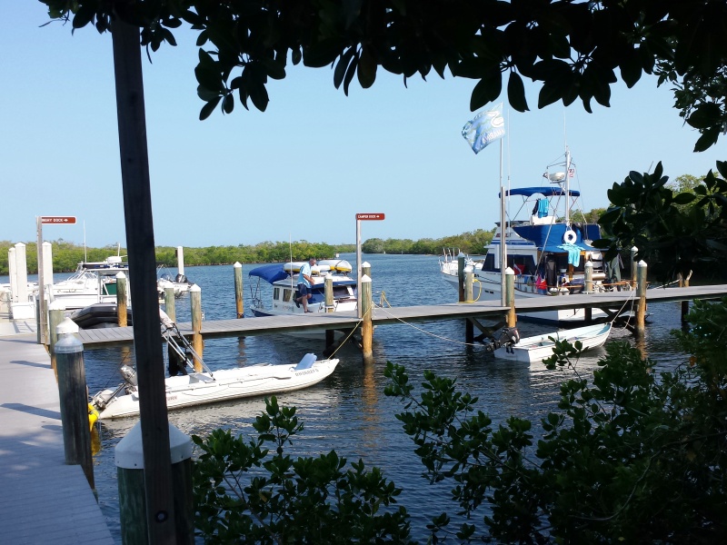 2015-03-26 Docked at John Pennekamp State Park Marina