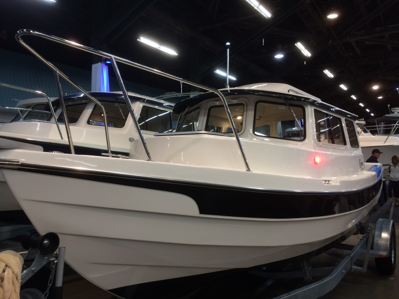 2017 Cdory 22 at the Portland Boat Show