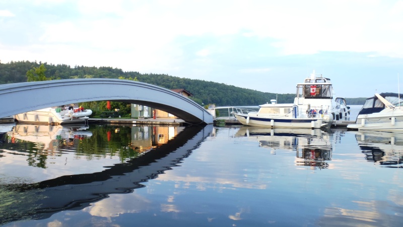 21.) Westport Marina - children and adults jump off the bridge on warm days