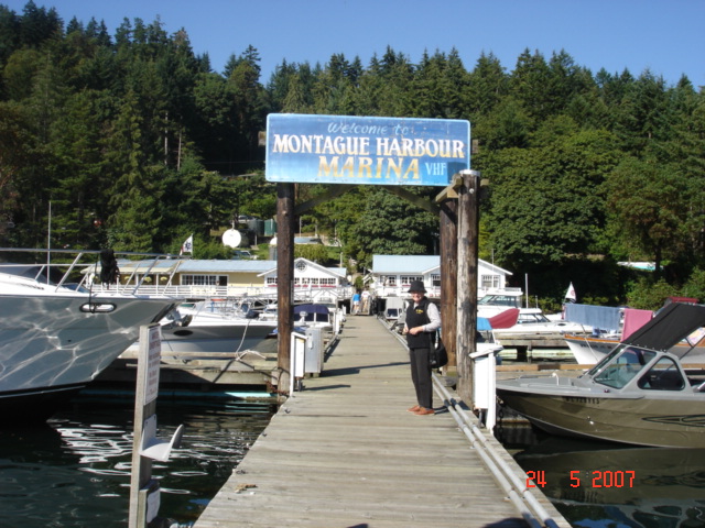 24 July
Ruth at Montague Harbour
