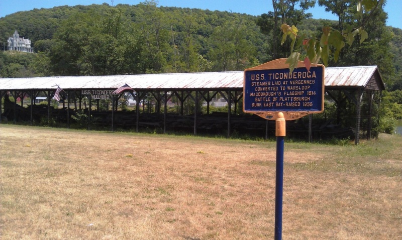 24.) Remains of U.S.S. Ticonderoga