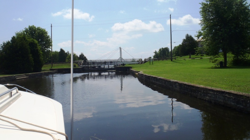 27.) wooden swing bridge