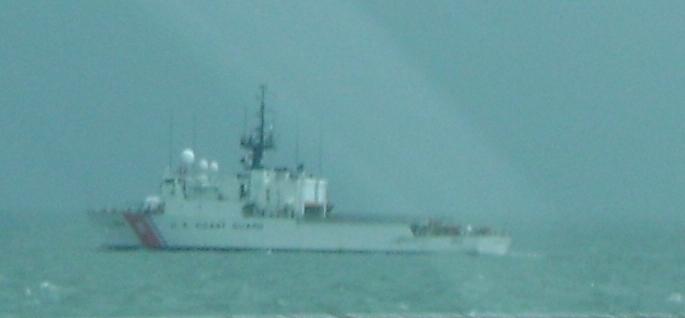 270ft WMEC steaming into big rainstorm