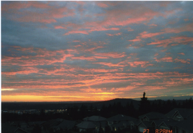 28 June 2005 Bellingham sunset