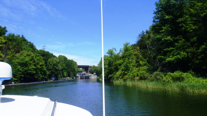 3.) Approaching Lock 49 at Kingston Mills