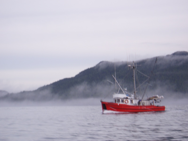 30 08 passing a fishing boat on the way to Cape Caution