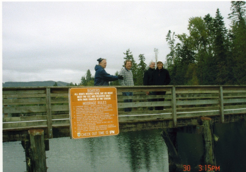 30 Sept 2005 Sequim: Joe (R-Matey), Jeff (Immacu-Nada), Fred (Anita Marie) & Robbi (C-Run).